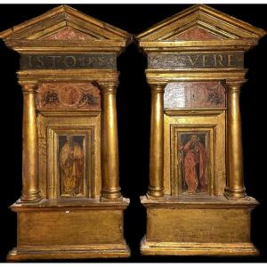 Pair Of Italian Altarpieces Around 1500