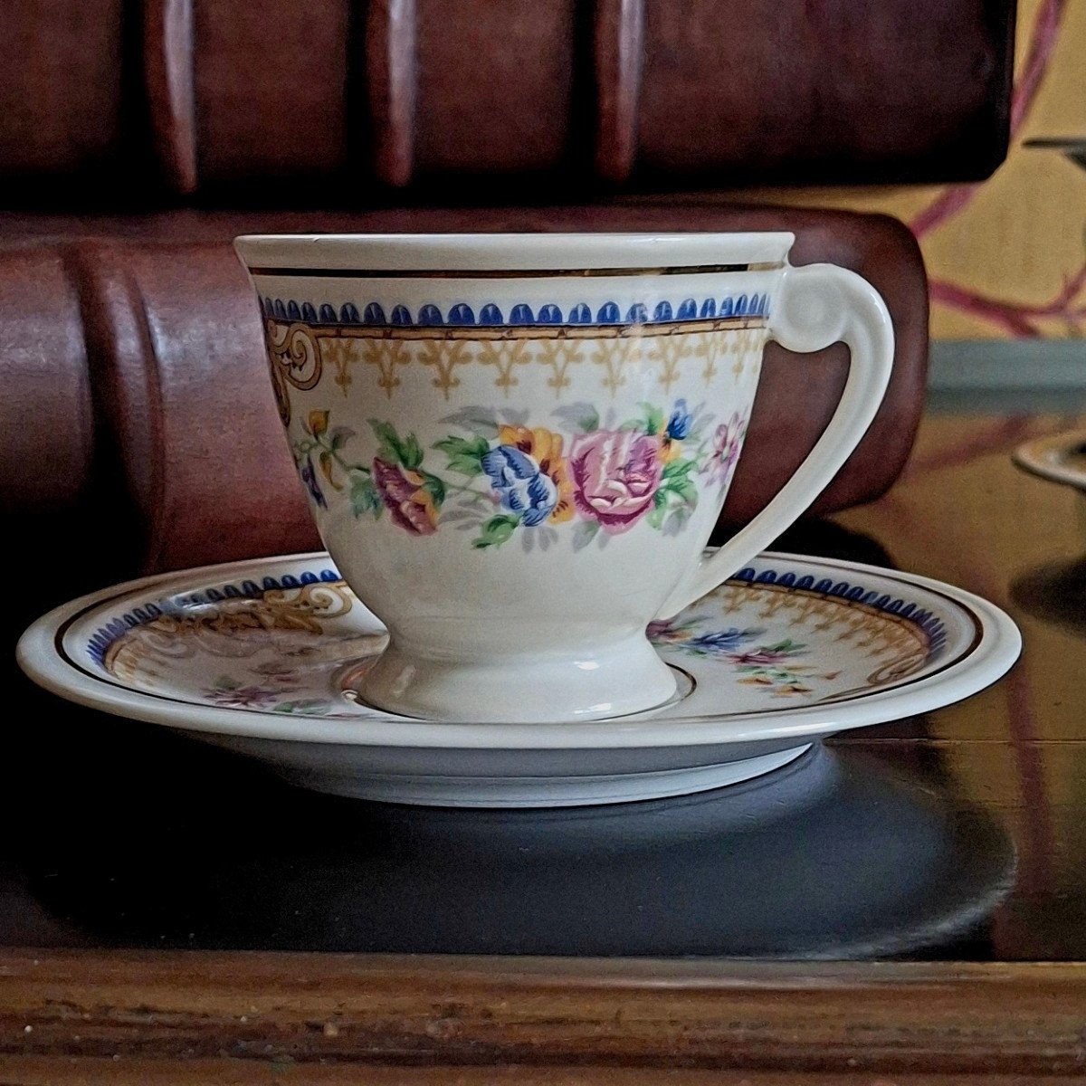 Service à café porcelaine de Limoges  Charles Arhenfeld,  1940/50-photo-4