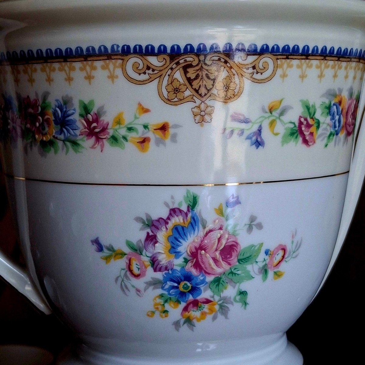 Service à café porcelaine de Limoges  Charles Arhenfeld,  1940/50-photo-1