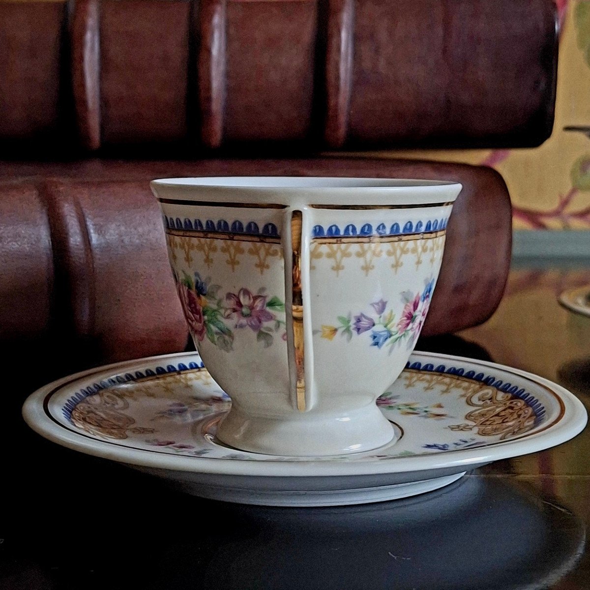Service à café porcelaine de Limoges  Charles Arhenfeld,  1940/50-photo-3