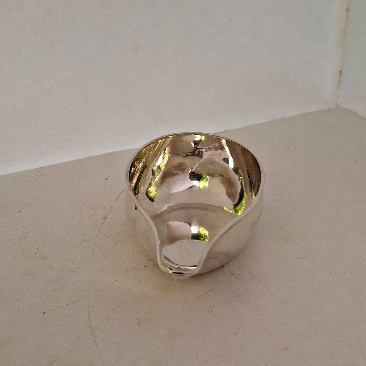Biberon-tasse ou tasse à bec pour  nourisson en argent massif-photo-2