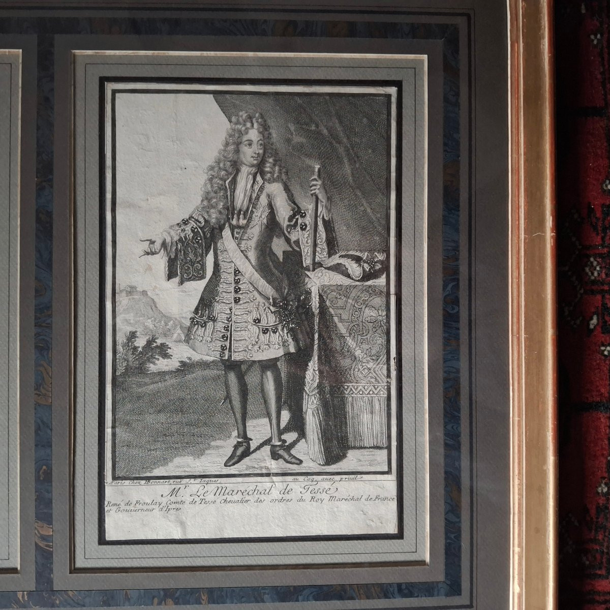 A Series Of Four Portraits Of Courtiers By Henri Bonnart (1642–1711)-photo-5