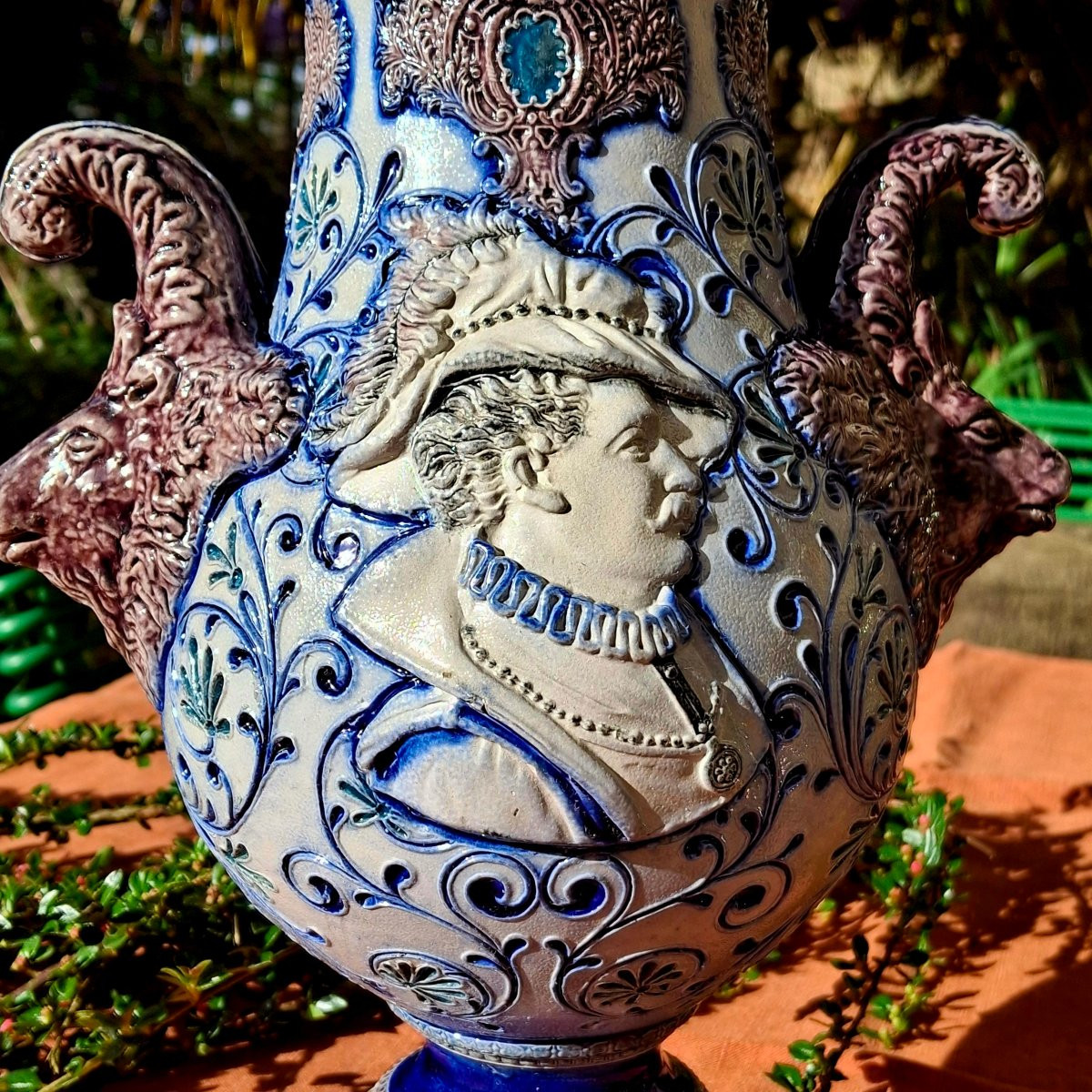 Grand pot en grès fin de Westerwald -photo-2
