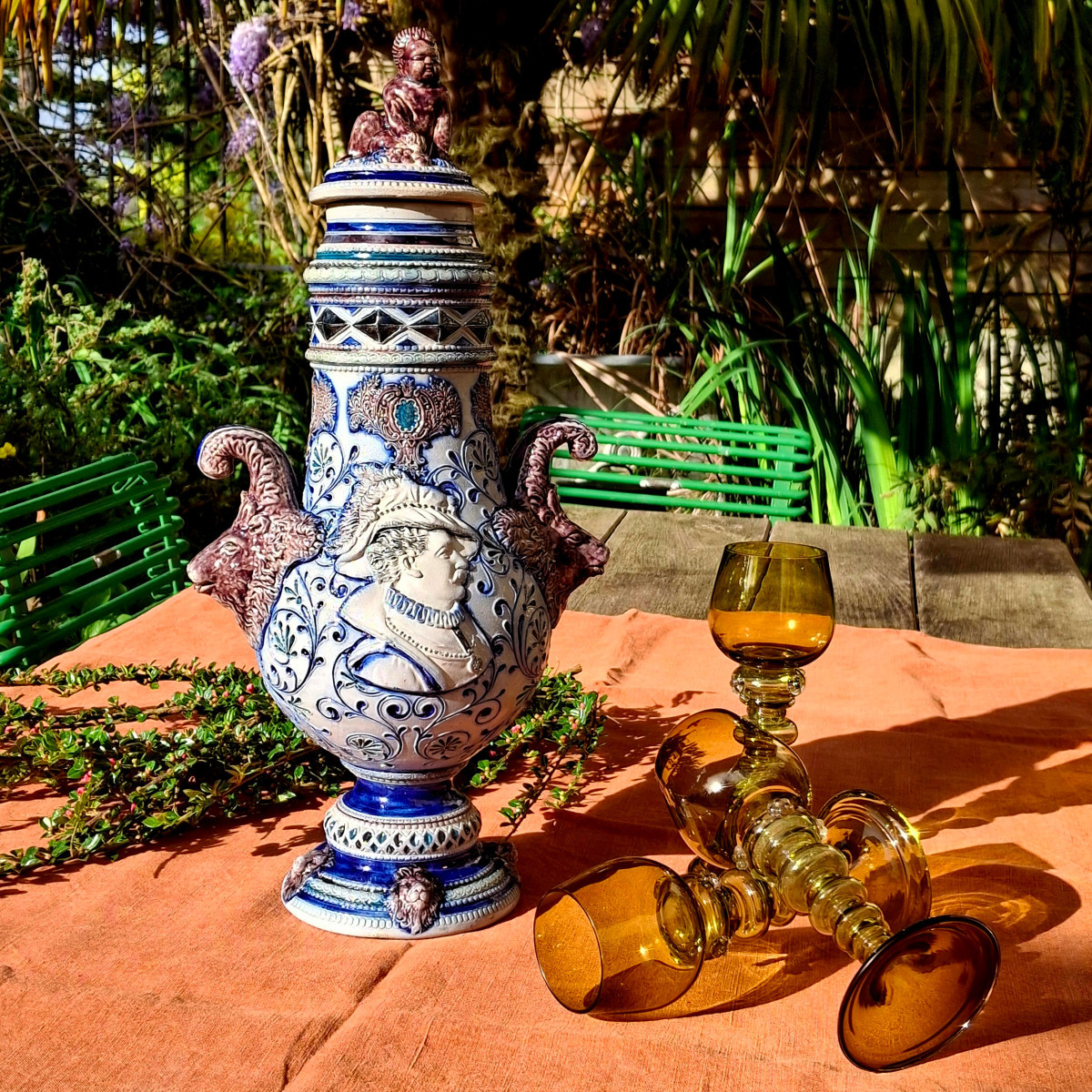 Grand pot en grès fin de Westerwald 