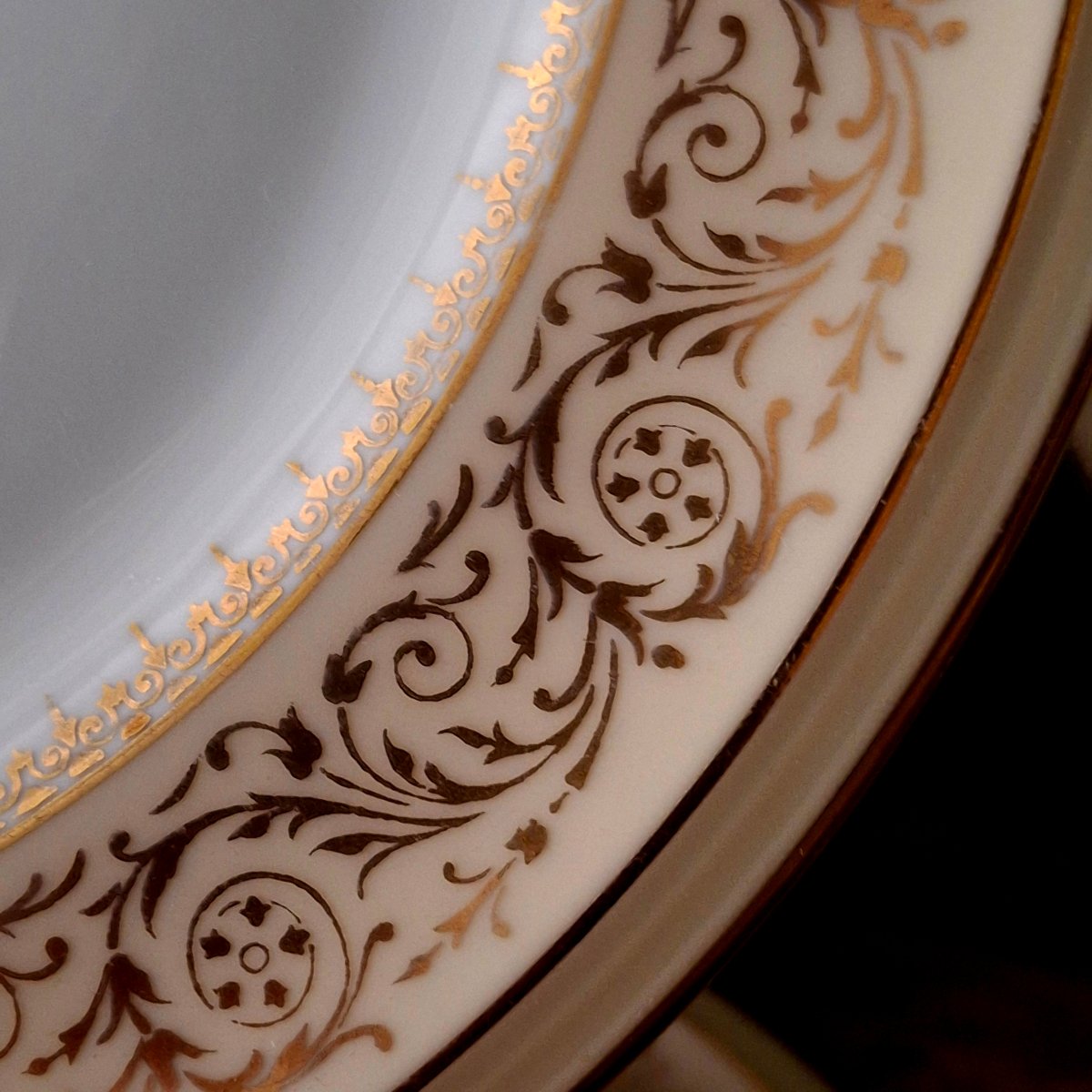 Limoges Porcelain Dinner Service By Charles Arhenfeld, 1960/80.-photo-3
