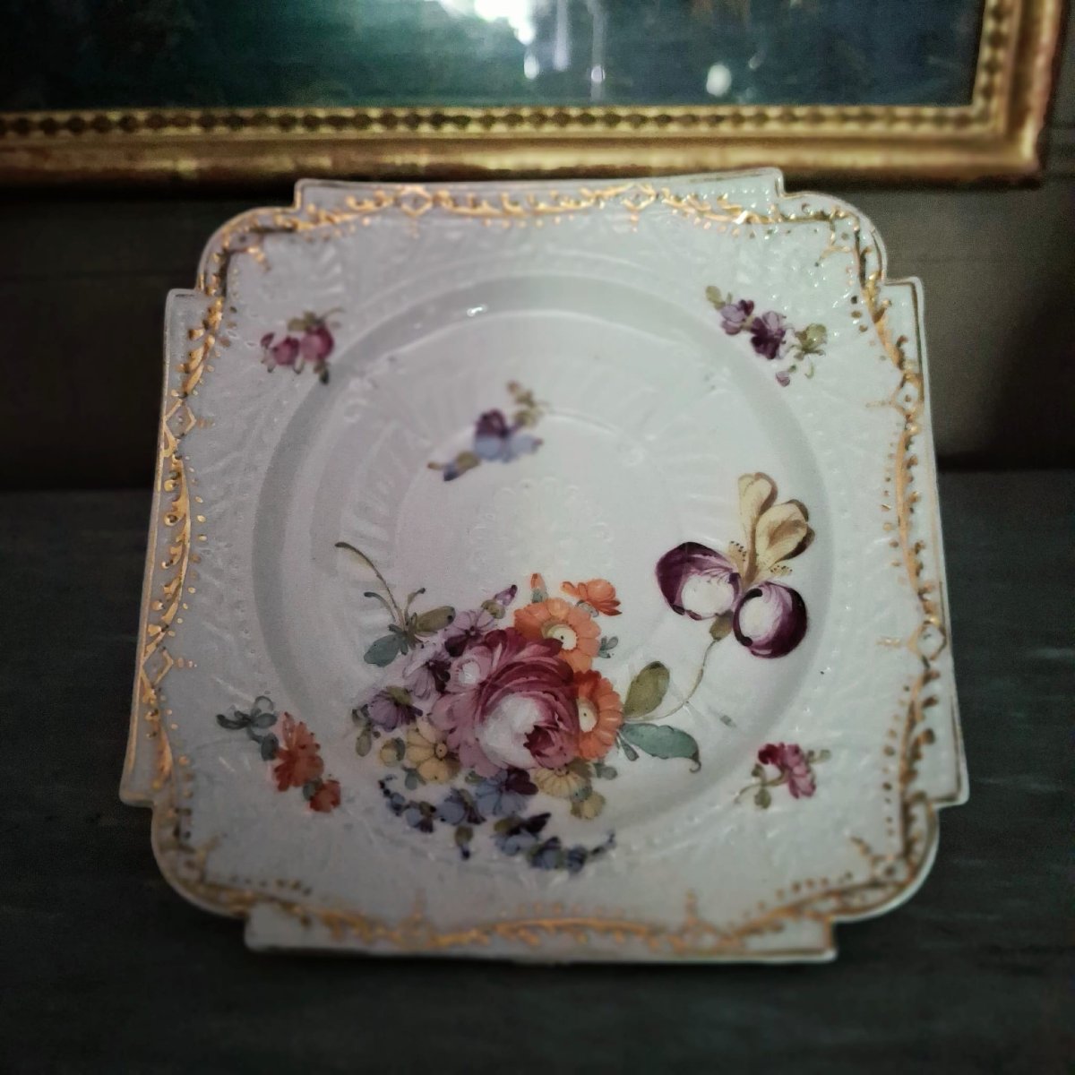 Set Of Ten Small Plates By Hermann Ohme (saxe) -photo-2