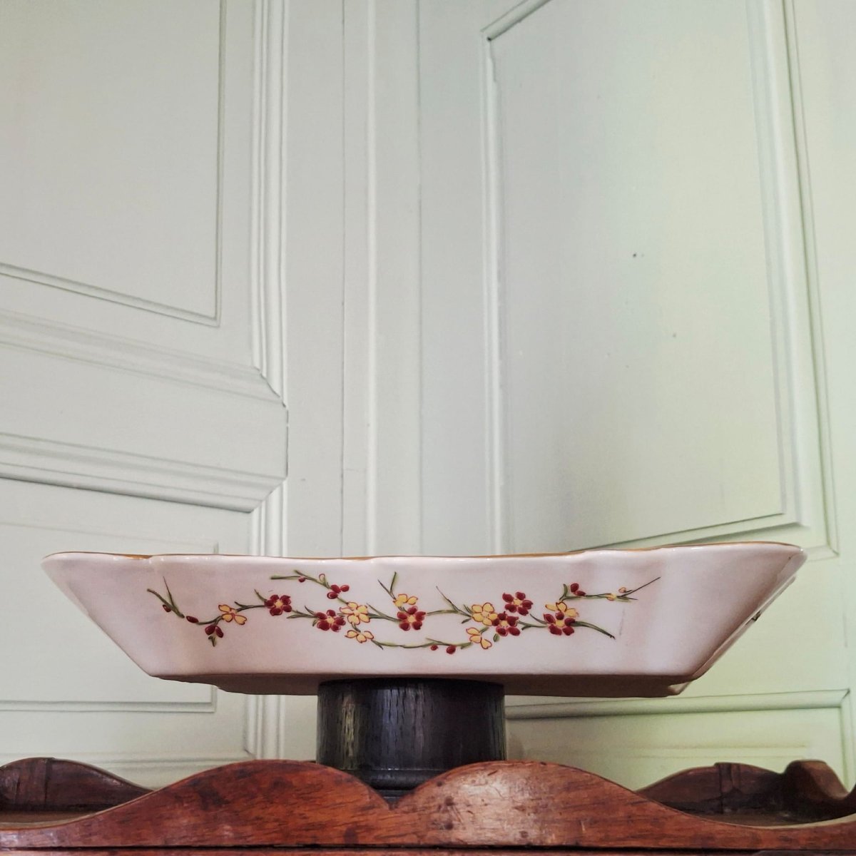 Plat  creux rectangulaire en porcelaine par Samson-photo-3