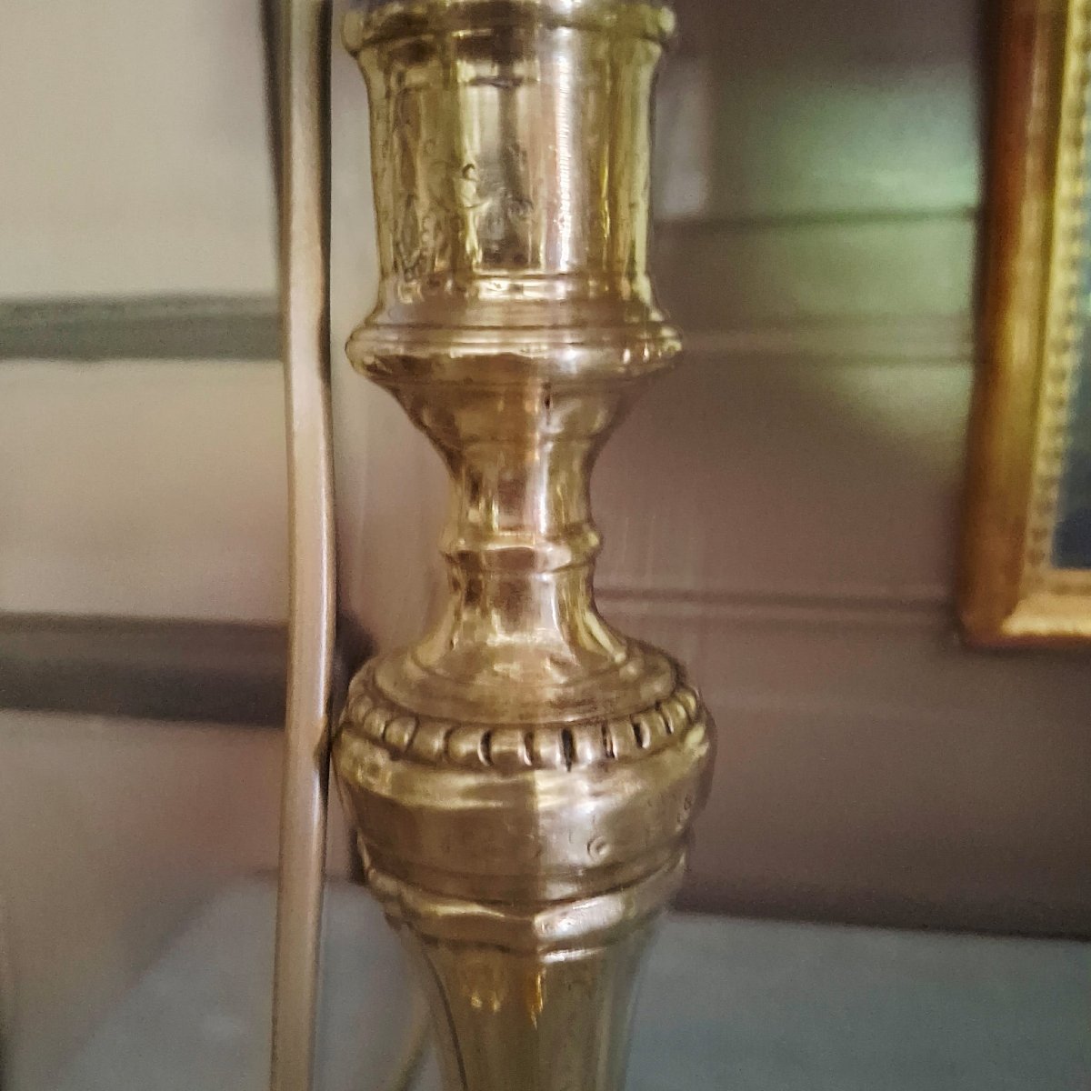 A Pair Of Regency-style Candlesticks Converted Into Lamps.-photo-4