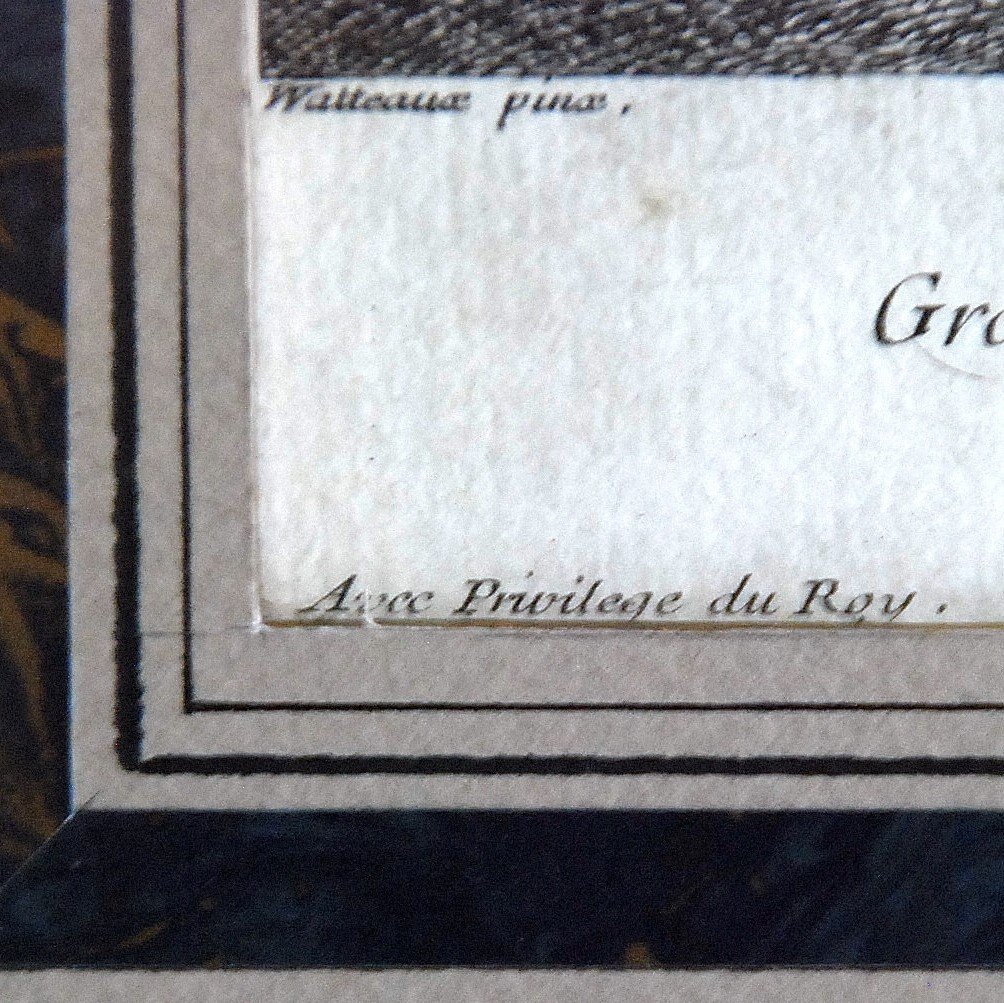 Gravure XVIIIème : '' Les Champs Elysées ''-photo-4