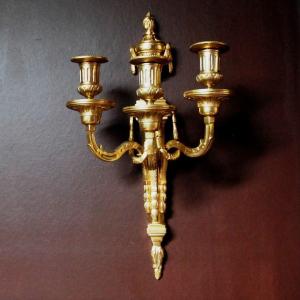 A Louis XVI Style Wall Lamp Based On A Model By Jean-charles Delafosse