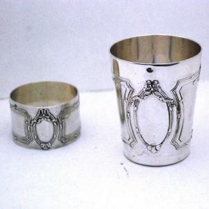 Slightly Flared Timpani And Its Solid Silver Napkin Ring
