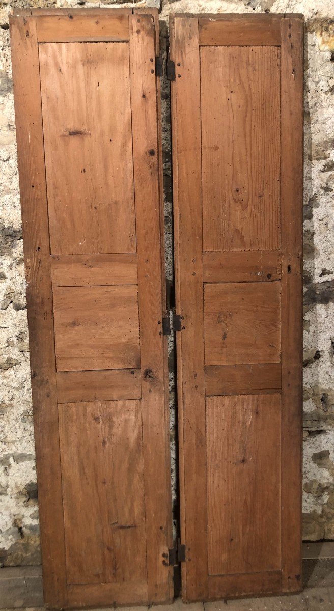Pair Of Louis XIII Wardrobe Doors-photo-2