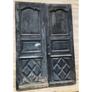 Double Porte d'Entrée Louis XV