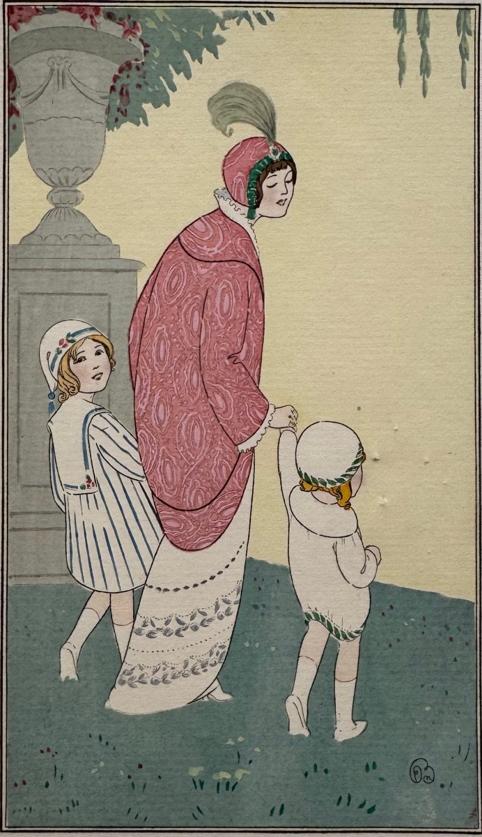 Costumes Parisiens. Toilettes de promenade. 1913.