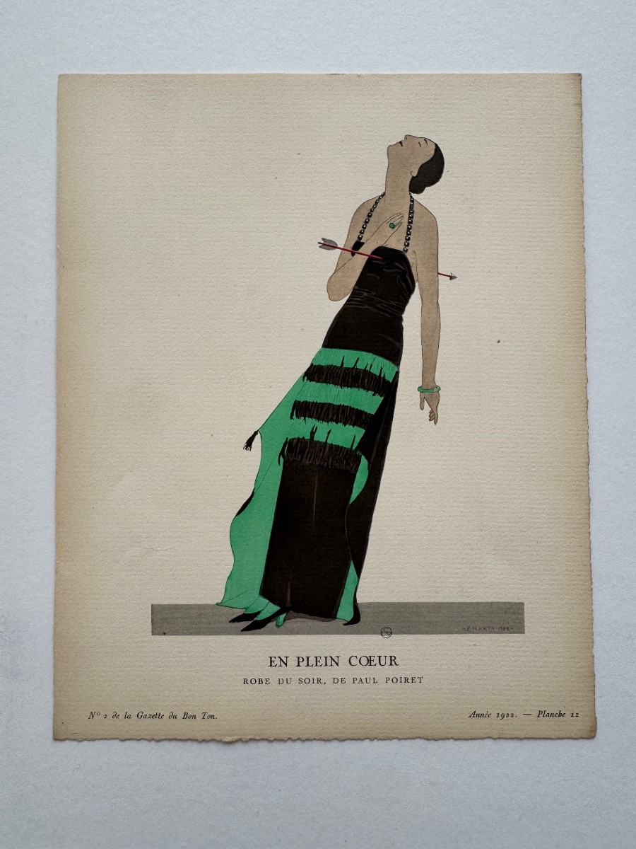 Gazette Du Bon Ton. En Plein Coeur. 1922-photo-2