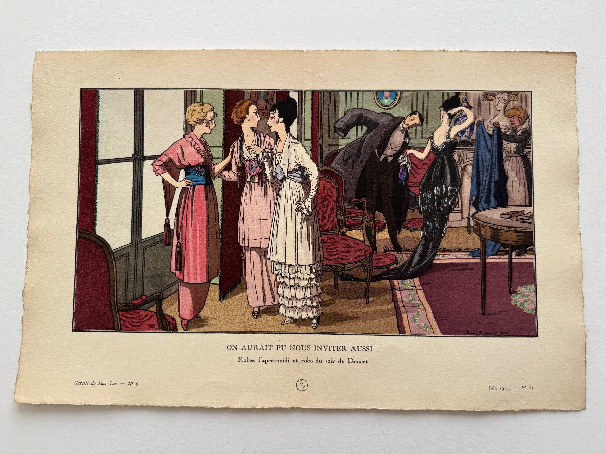 Gazette Du Bon Ton. On Aurait Pu Nous Inviter Aussi... 1914-photo-2