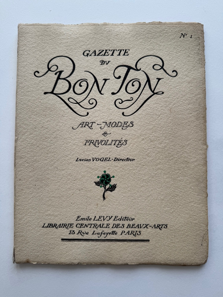 Gazette du Bon Ton. N°1. 1912-photo-2