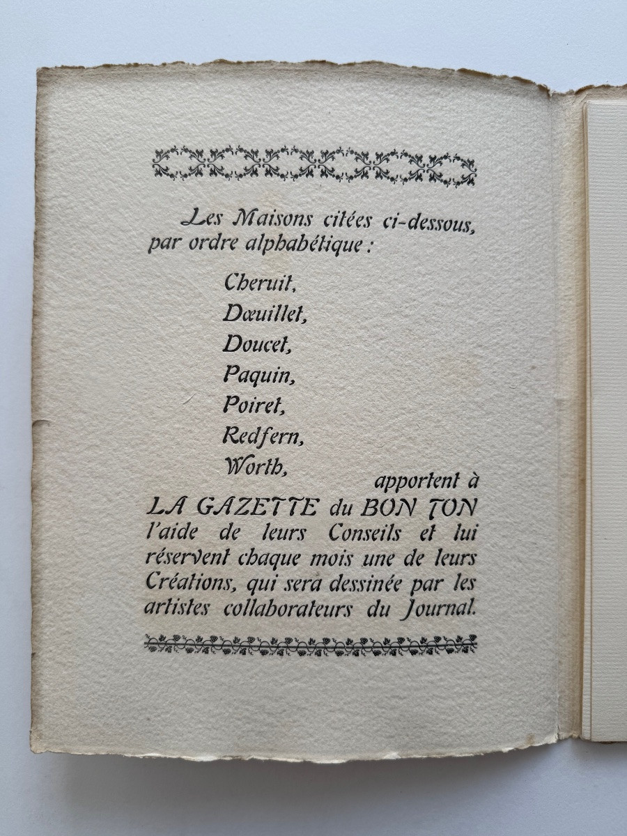 Gazette du Bon Ton. N°1. 1912-photo-3