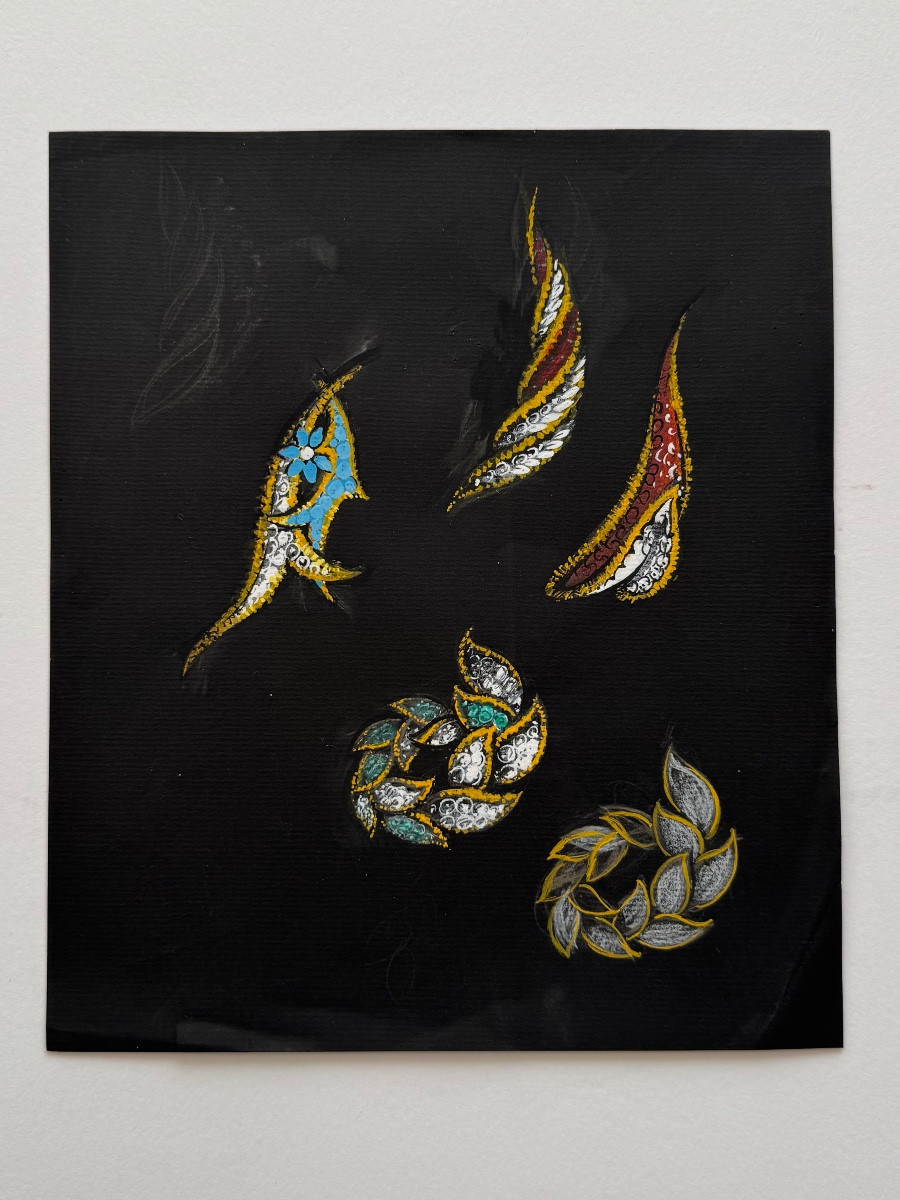 Gouache Painting Of Jewelry.-photo-2