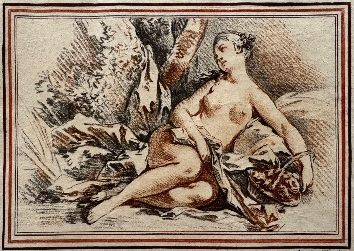 The Nymph With A Basket Of Flowers. C.1770-photo-2