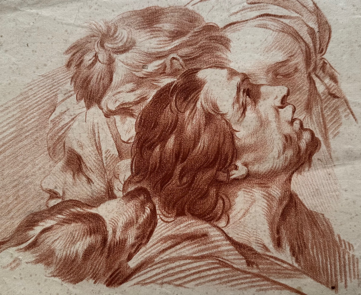 Etude de têtes. c.1760