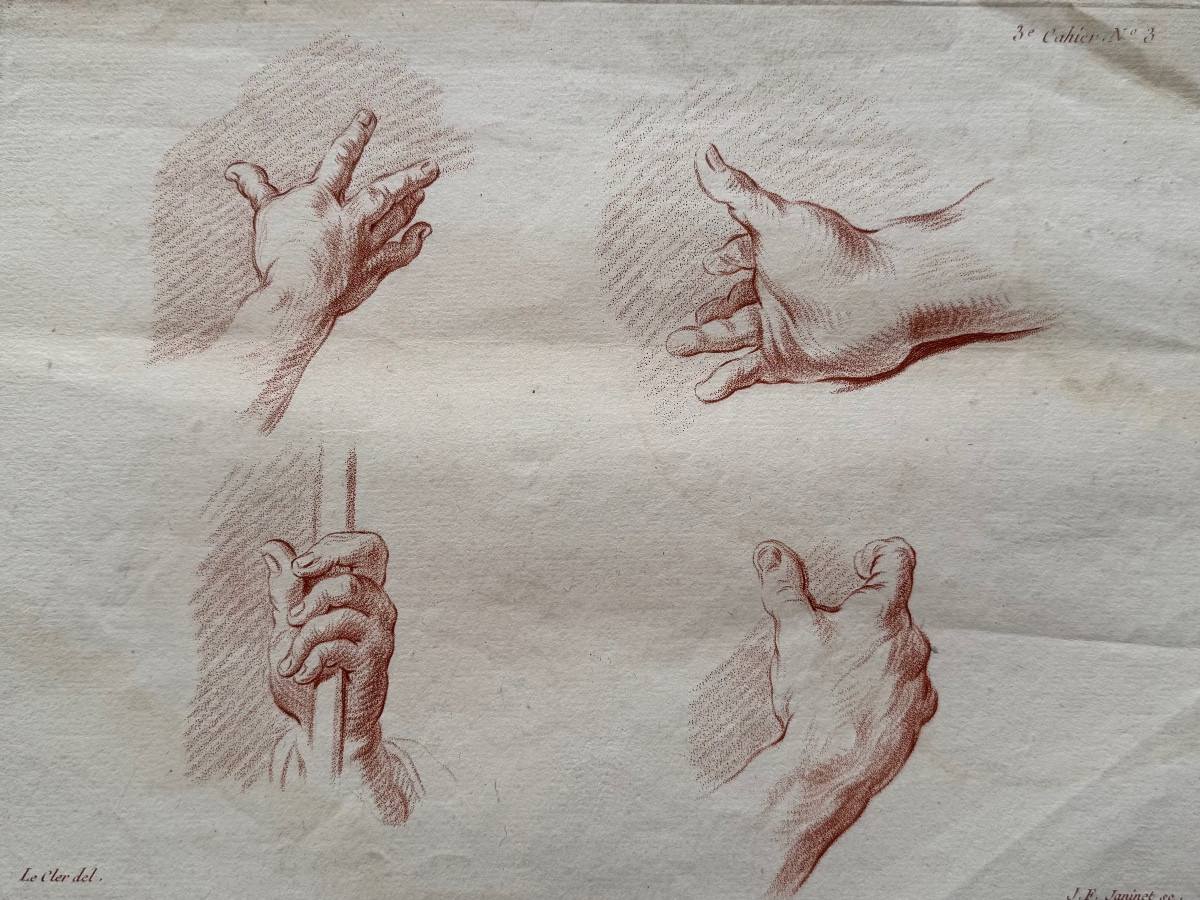 Study Of Hands. 1773
