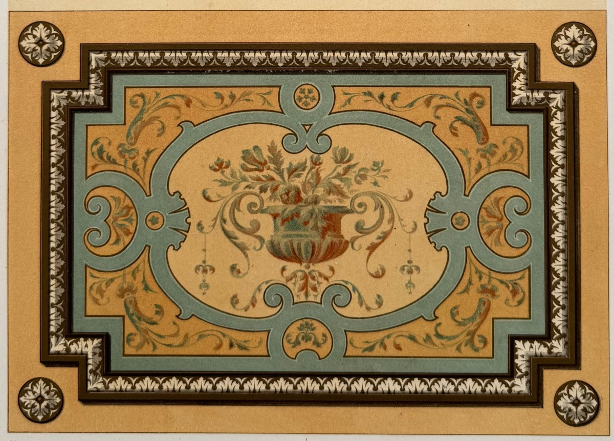 Panels For Overdoor. l'Architecture Privée Au XIXe Siècle. 1877-photo-3