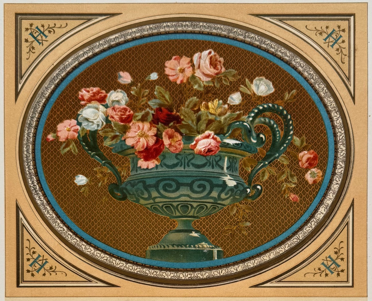 Panels For Overdoor. l'Architecture Privée Au XIXe Siècle. 1877-photo-4