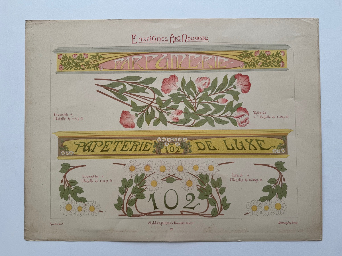Enseignes Art Nouveau. C.1900-photo-2