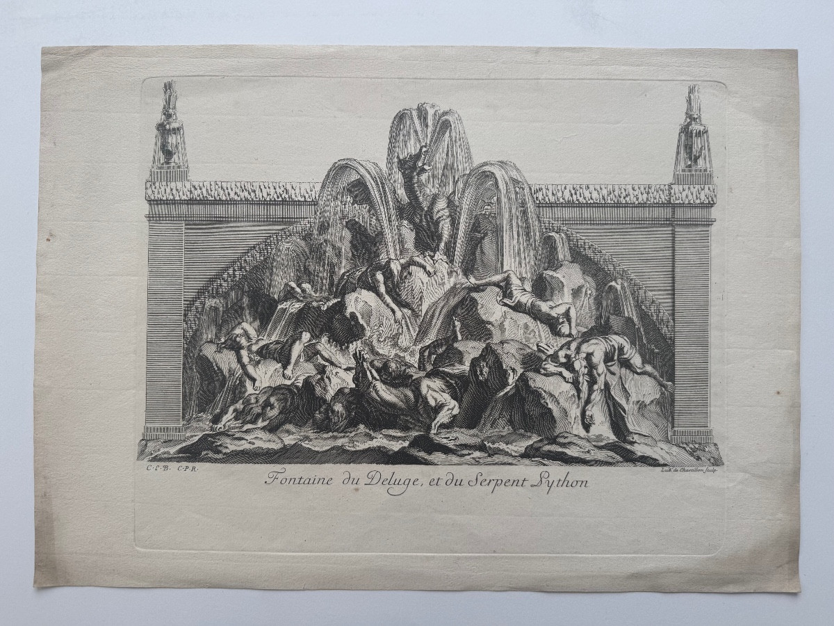 Fontaine du Déluge et du Serpent Python. 18ème siècle-photo-2