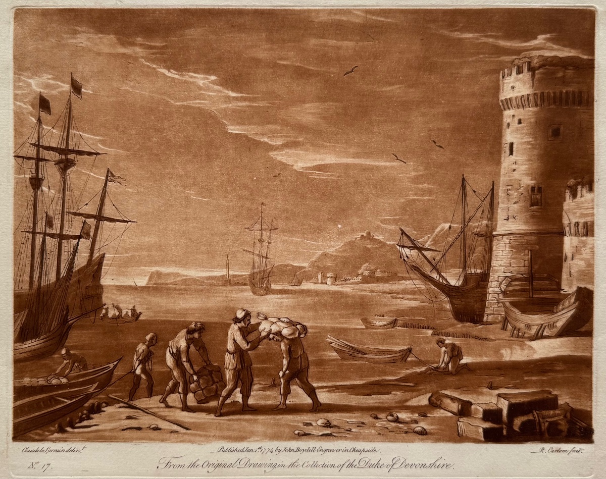 Harbor Scene. 1774