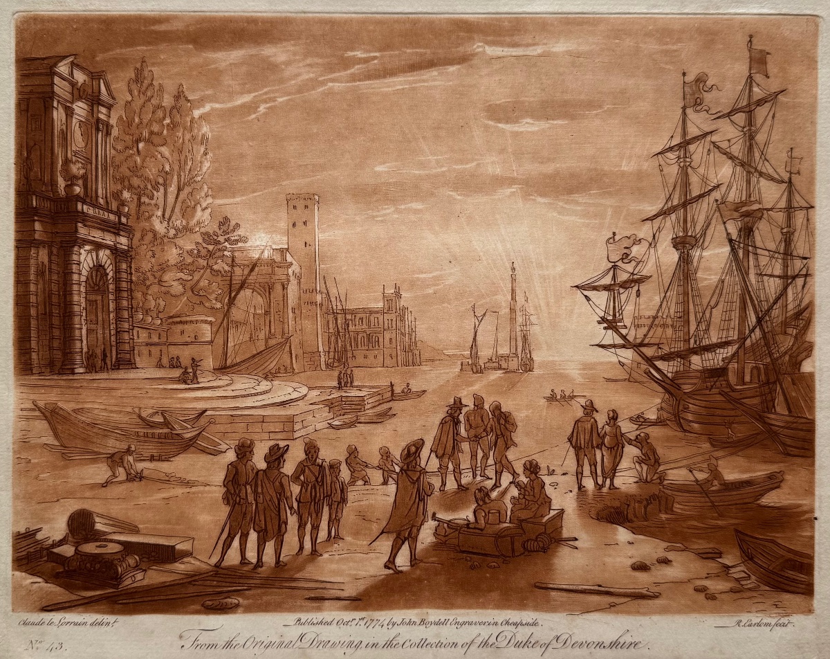 Port de mer. 1774