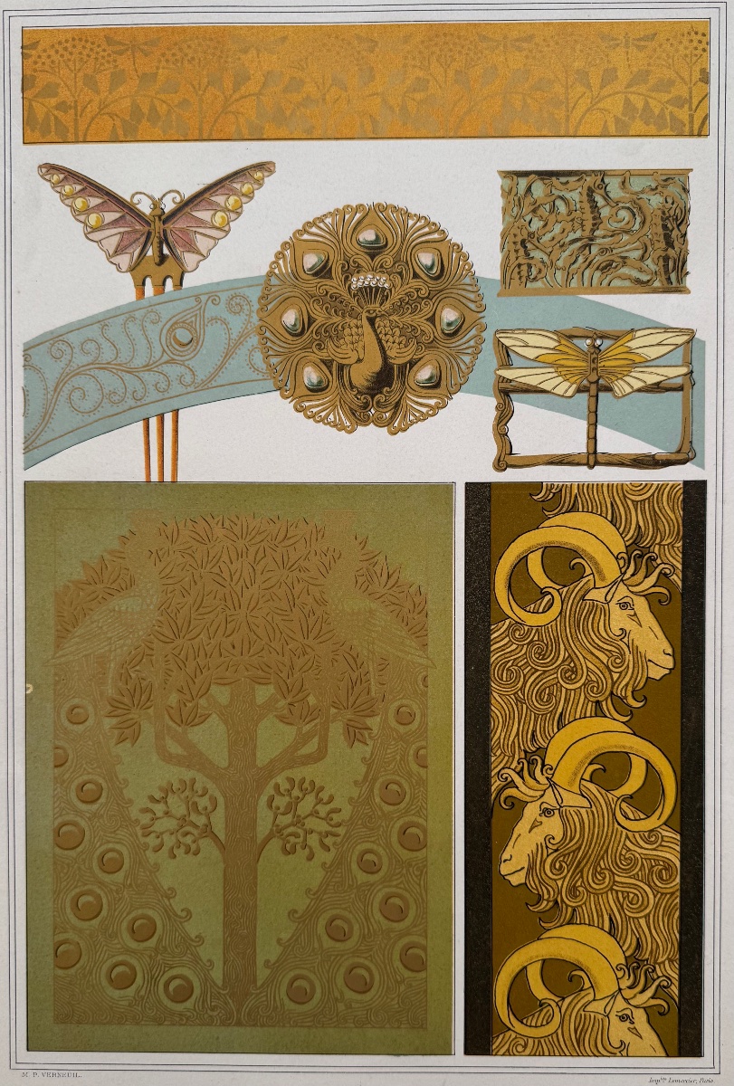 L'Animal dans la Décoration. Planche N°18. Paris, 1897-photo-2