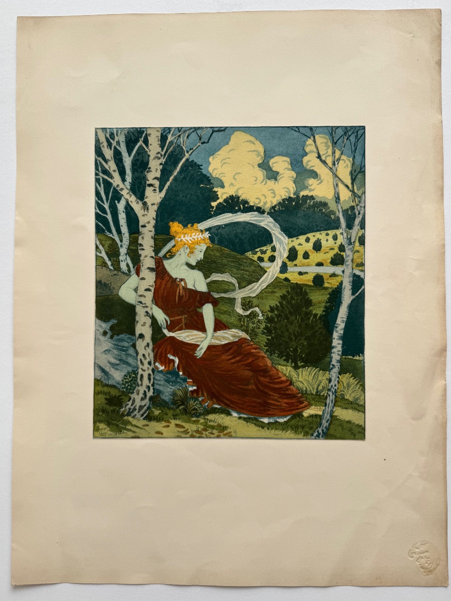 Dans Les Bois. l'Estampe Moderne. 1899-photo-2