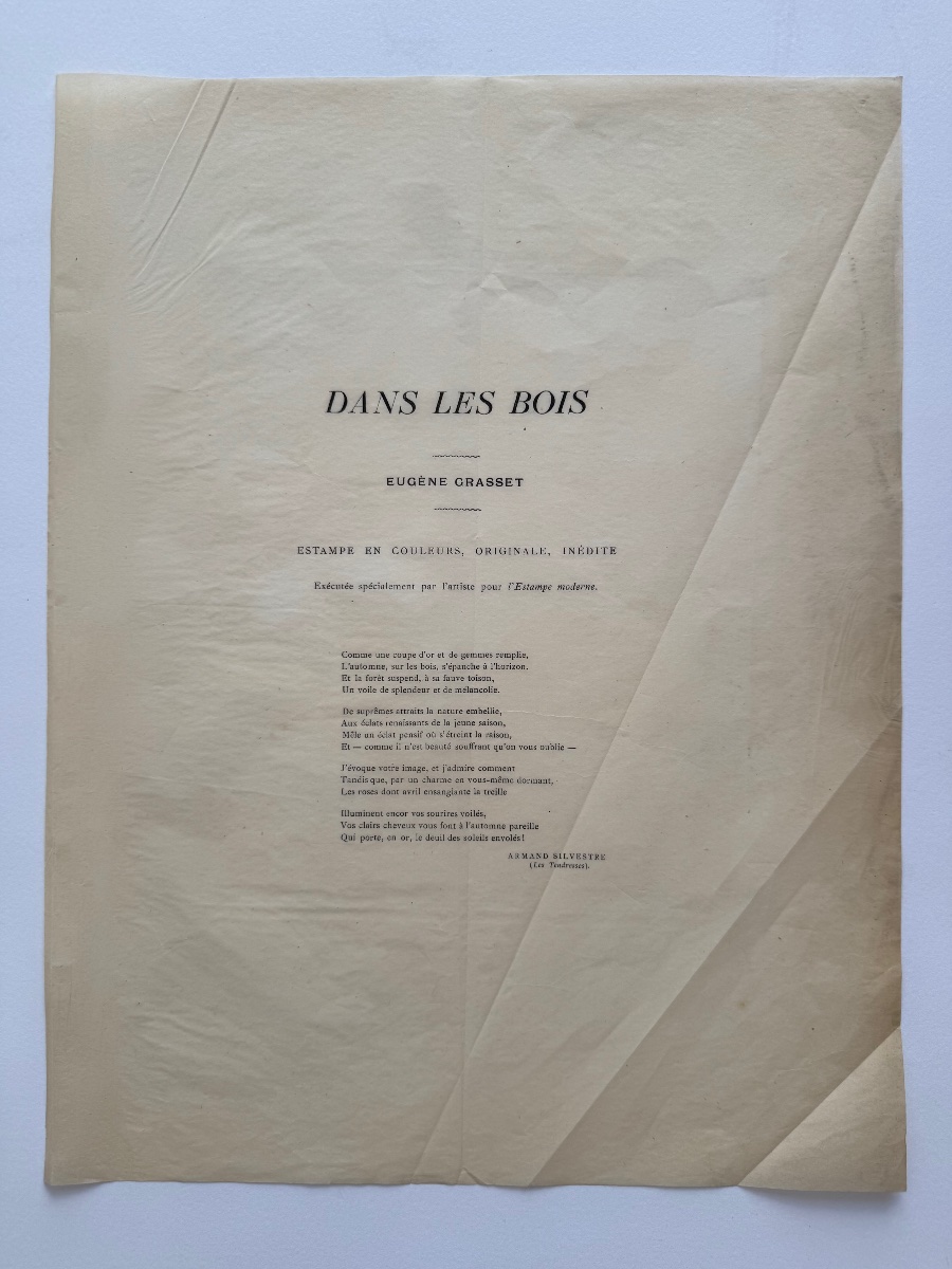 Dans Les Bois. l'Estampe Moderne. 1899-photo-4