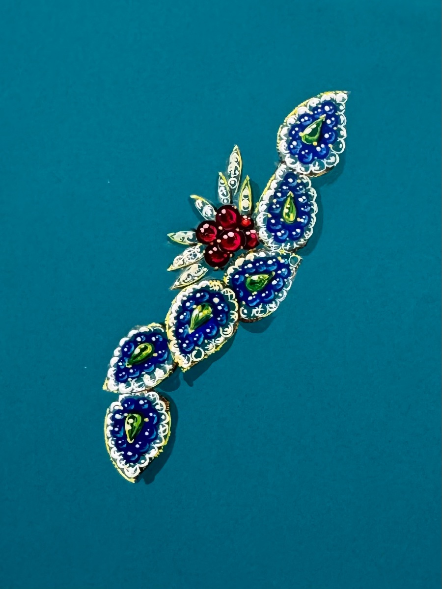 Gouaché de joaillerie.