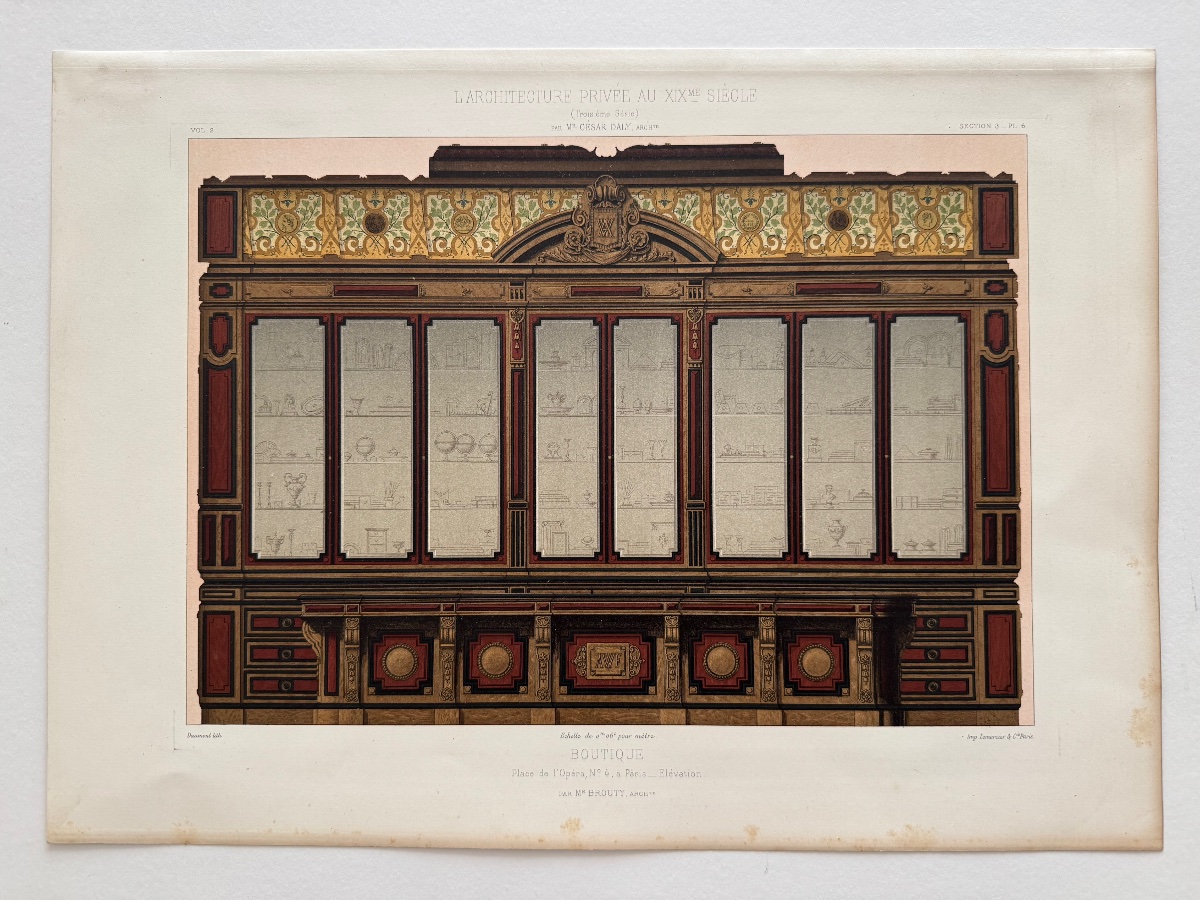 Storefront. Private Architecture In The 19th Century. 1877-photo-2