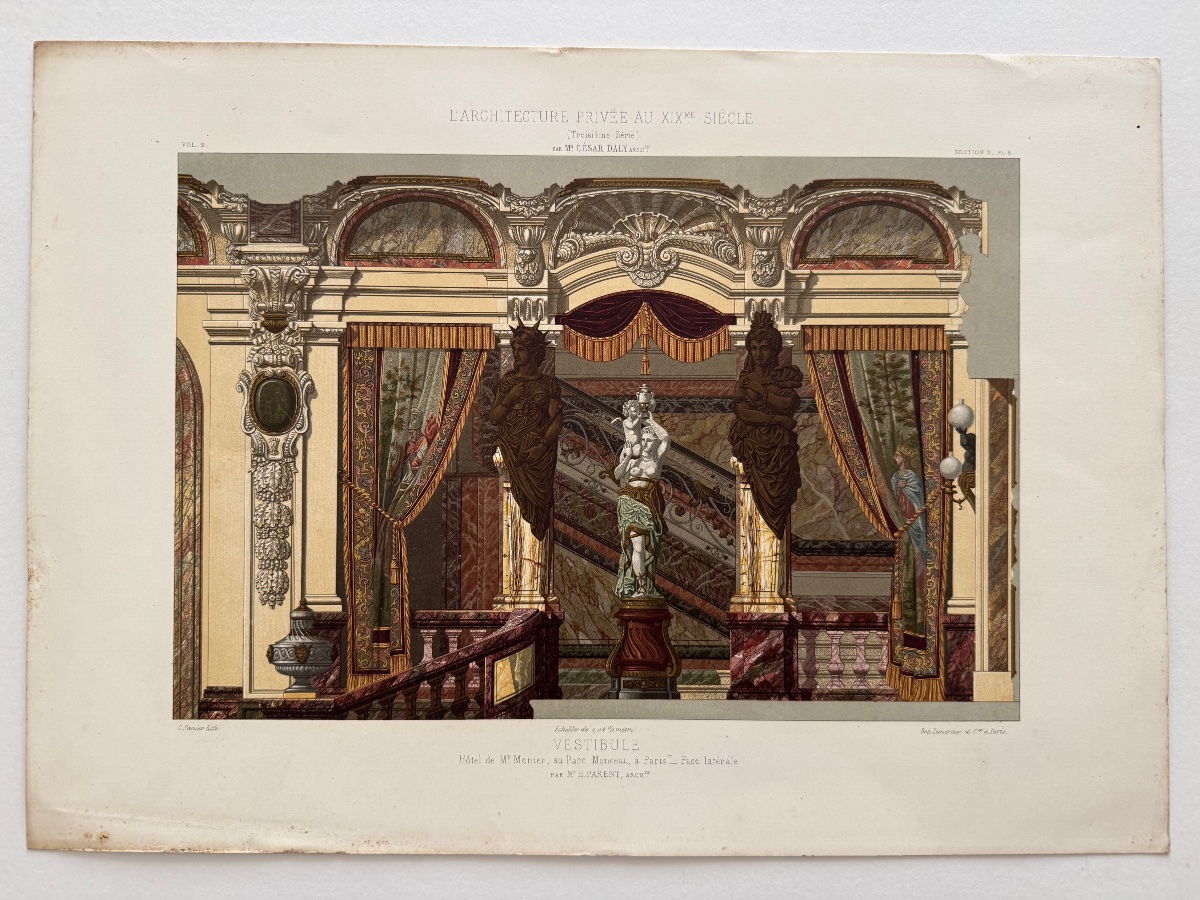 Vestibule. Private Architecture In The 19th Century. 1877-photo-2