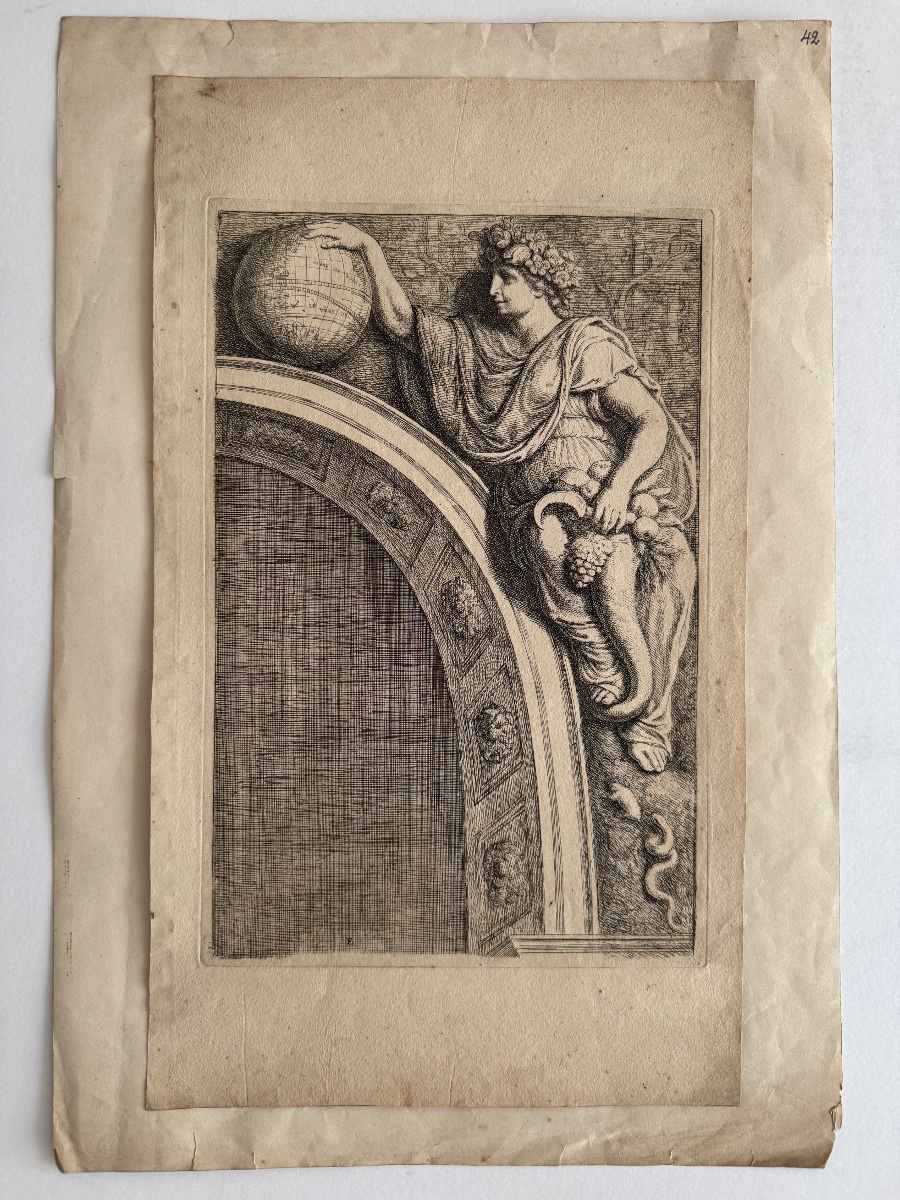 Les Quatre Éléments. Hôtel de Ville d'Amsterdam. 18ème siècle-photo-2