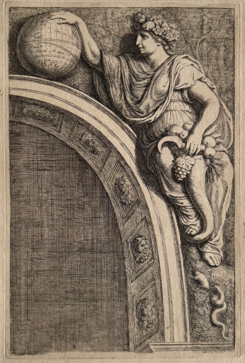 Les Quatre Éléments. Hôtel de Ville d'Amsterdam. 18ème siècle