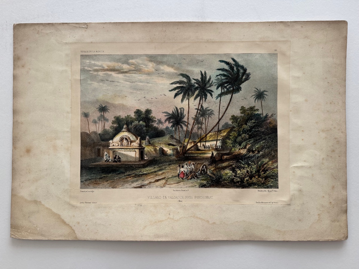 Voyage de la Bonite. Pondichery. c.1850-photo-3