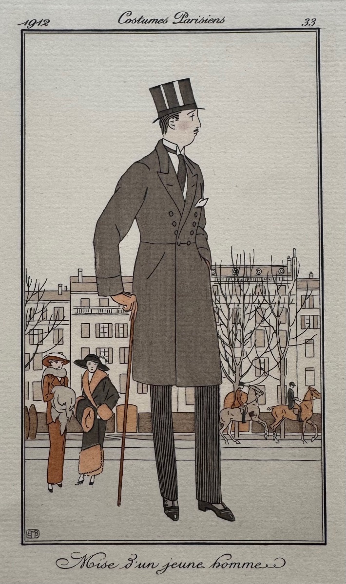 Mise d'un jeune homme. Costumes Parisiens. 1912-photo-2