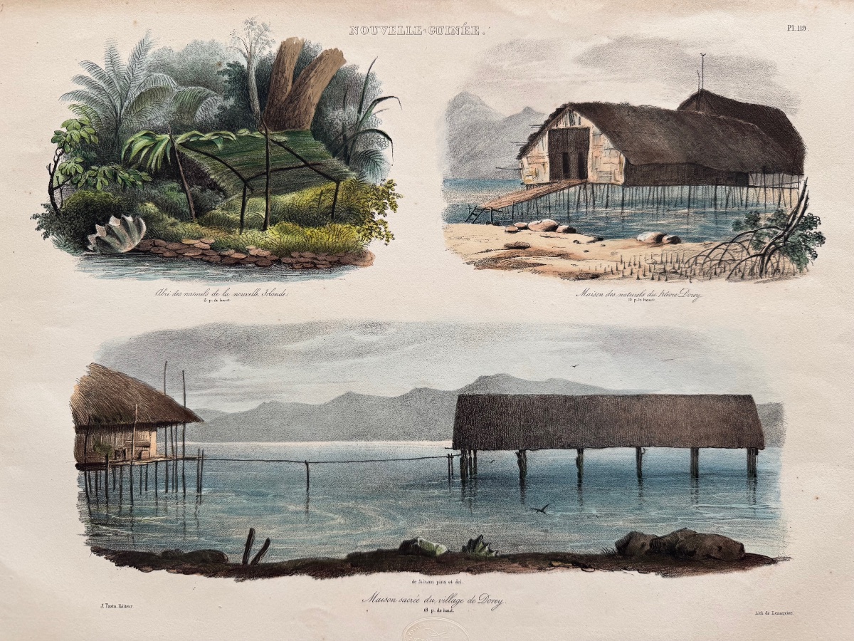 Voyage de l'Astrolabe. Tonga-Tabou. c.1830