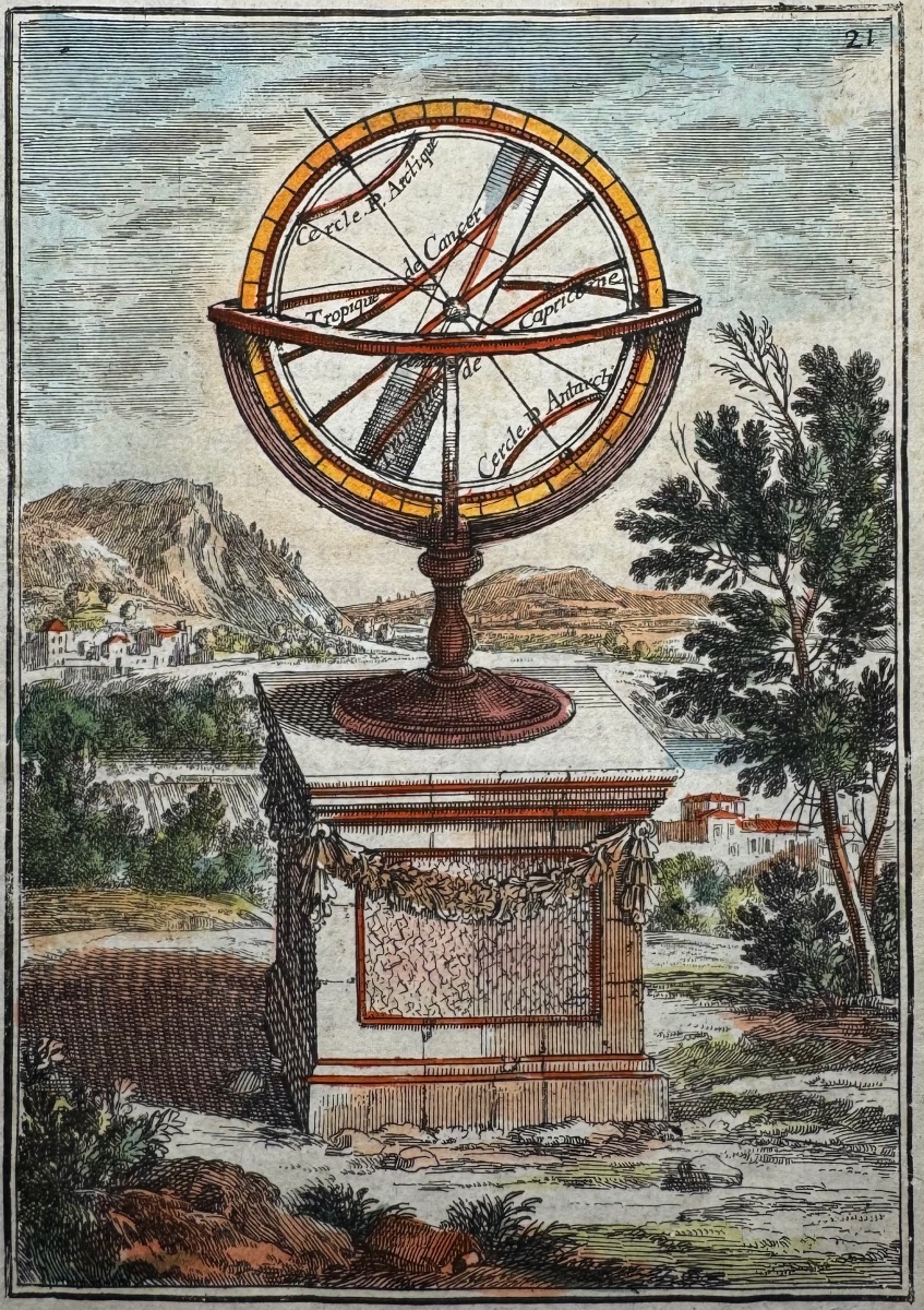 Description de l'Univers. De la Sphère. Figure IX. 1683
