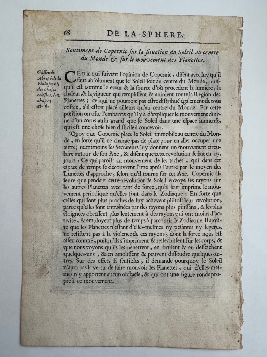 Description de l'Univers. De la Sphère. Figure XXII. 1683-photo-3