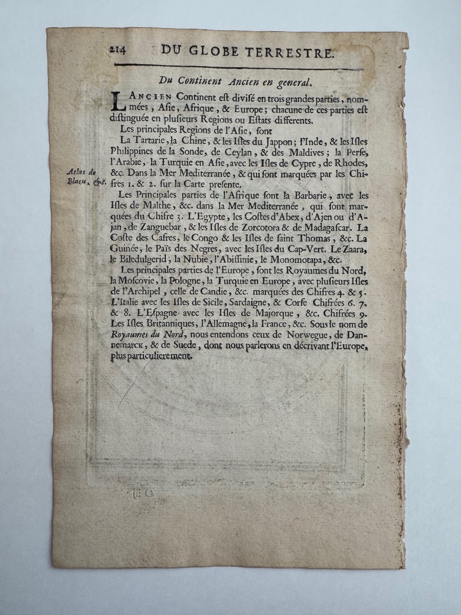 Description de l'Univers. Du Globe Terrestre. Figure LXXVI. 1683-photo-3