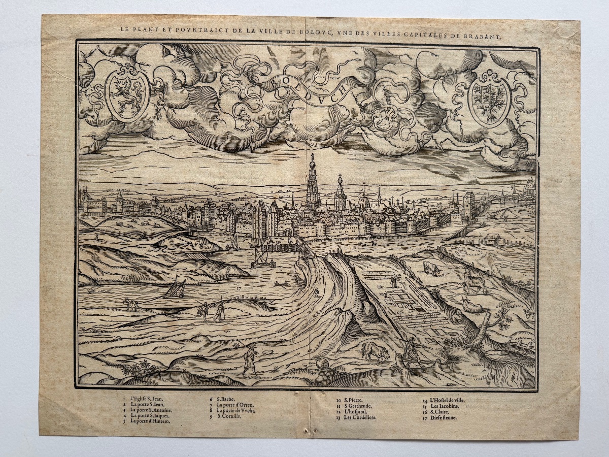 Bolduch. Le Plant et le Pourtraict de la Ville de Bolduc. 1575 -photo-2