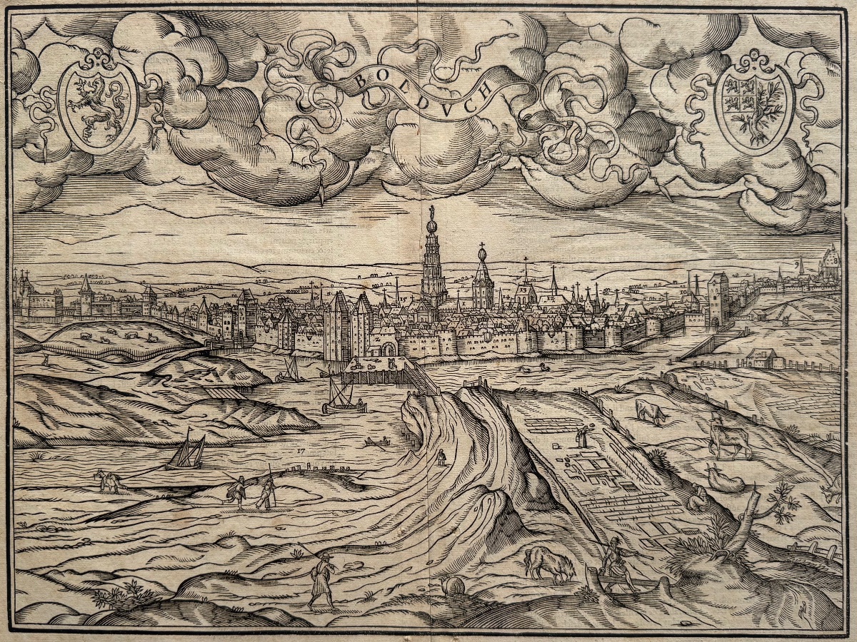 Bolduch. Le Plant et le Pourtraict de la Ville de Bolduc. 1575 