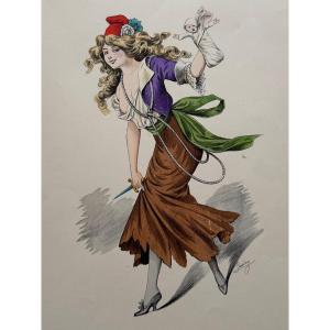 Projet de Costume. L'Ambigu-Comique (le Drame). c.1910