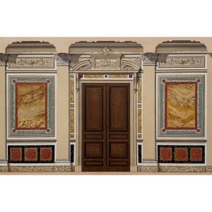 Vestibule. Private Architecture In The 19th Century. 1877